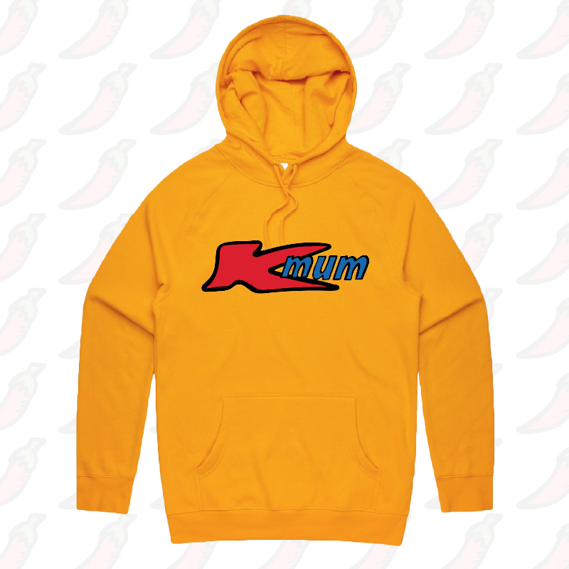 S / Gold / Large Front Print KMum ๐ โ Unisex Hoodie