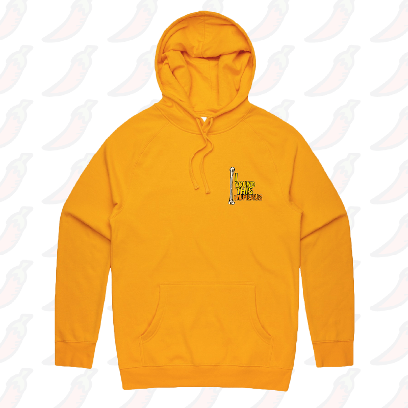 S / Gold / Small Front Print I Found This Humerus 🦴 – Unisex Hoodie