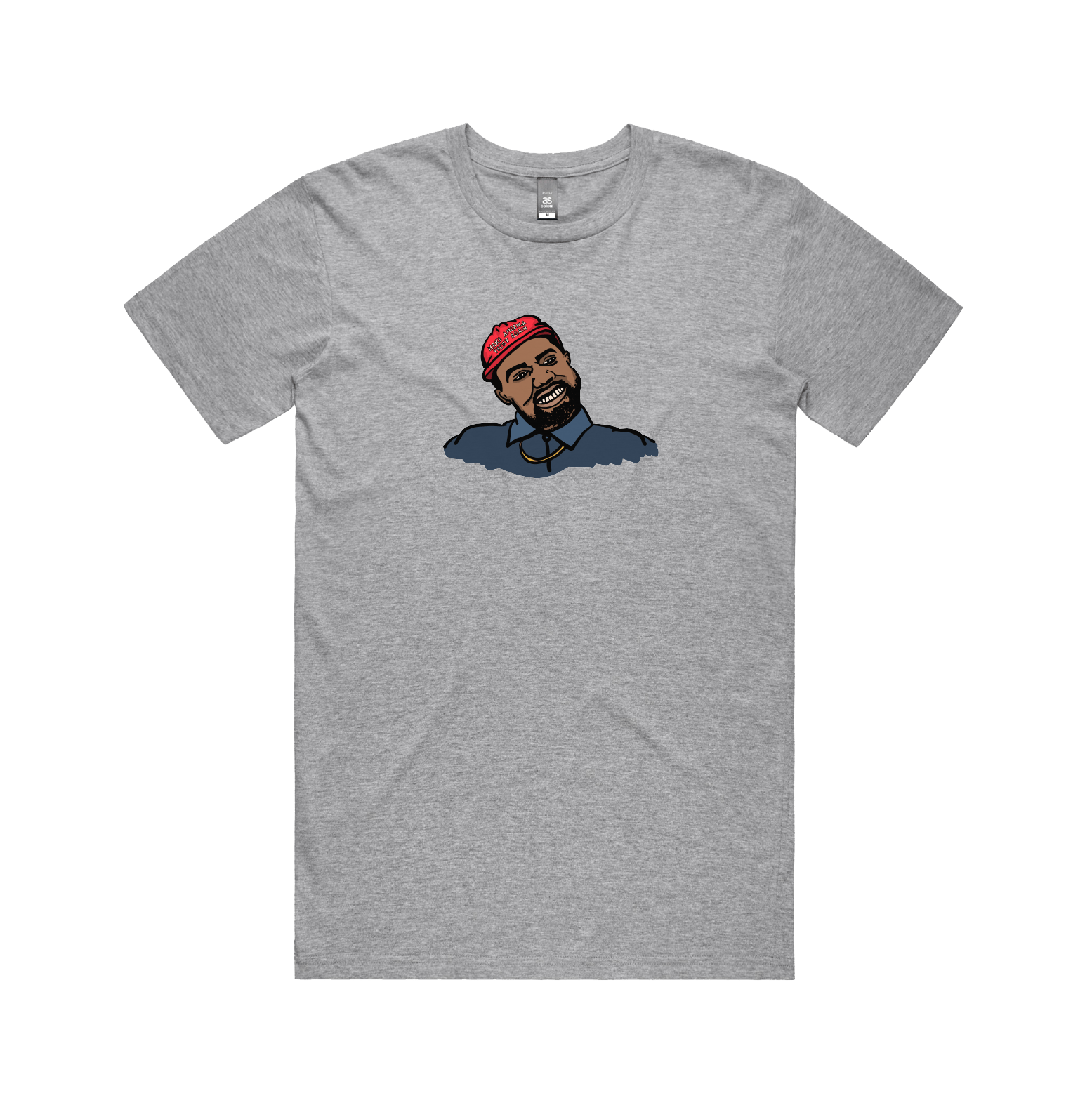 S / Grey / Large Front Design Make America Yeezy Again ๐ฆ
- Men's T Shirt