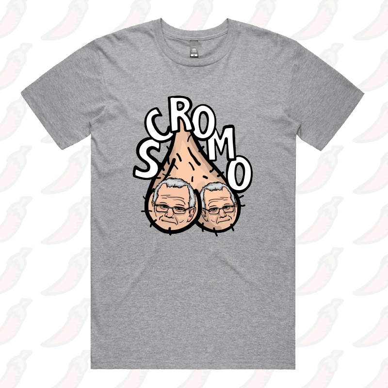 S / Grey / Large Front Design Scromo ๐ฅ๐ฅ  โ Men's T Shirt