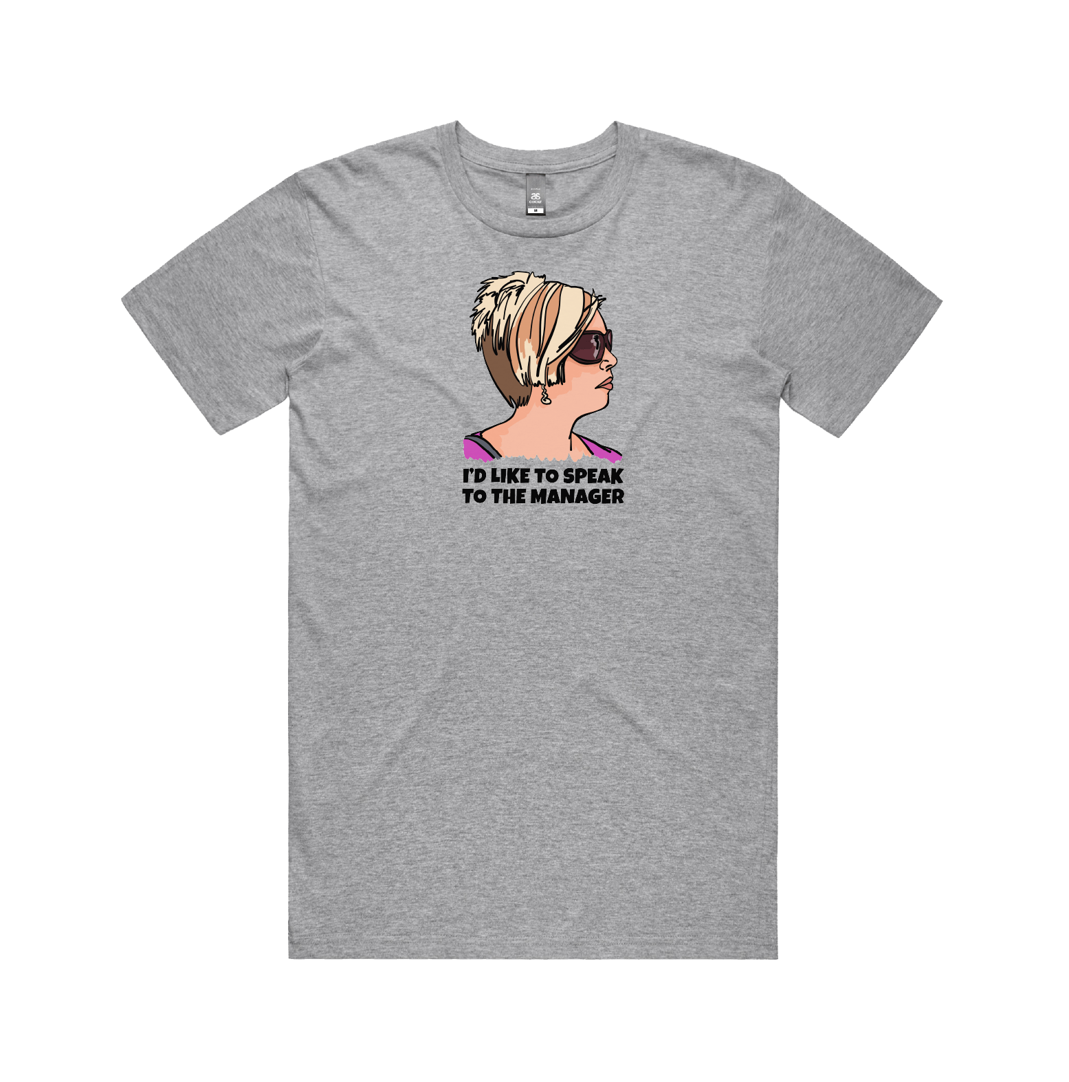 S / Grey / Large Front Design Unleash the Karen ๐ค - Men's T Shirt
