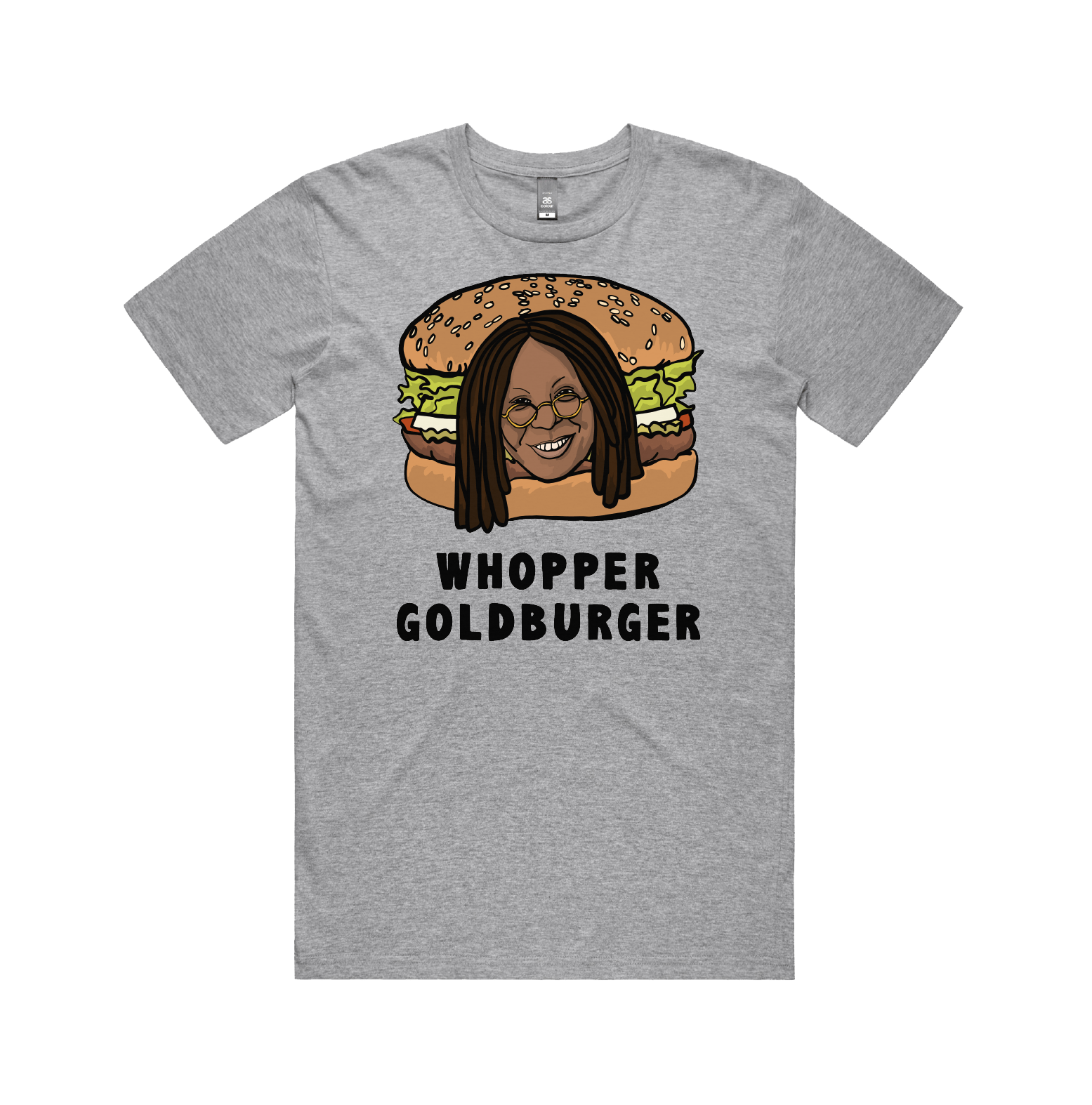 S / Grey / Large Front Design Whopper Goldburger ๐ - Men's T Shirt