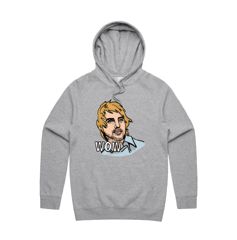 S / Grey / Large Front Design Wow ๐ฒ - Unisex Hoodie