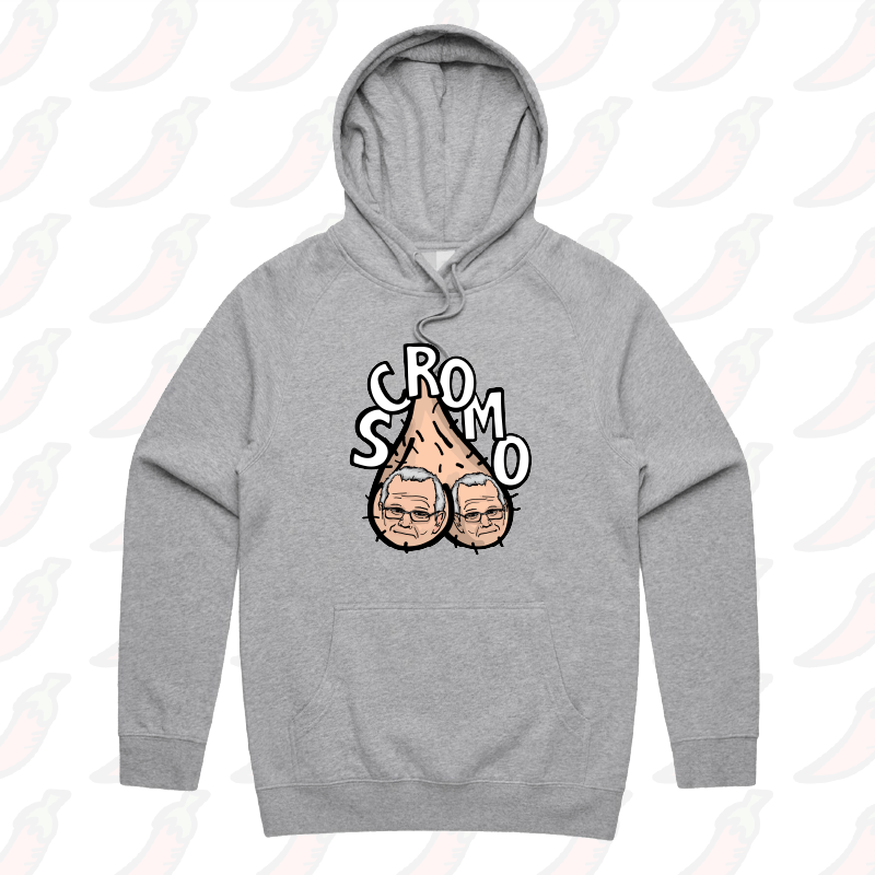 S / Grey / Large Front Print Scromo ๐ฅ๐ฅ  โ Unisex Hoodie