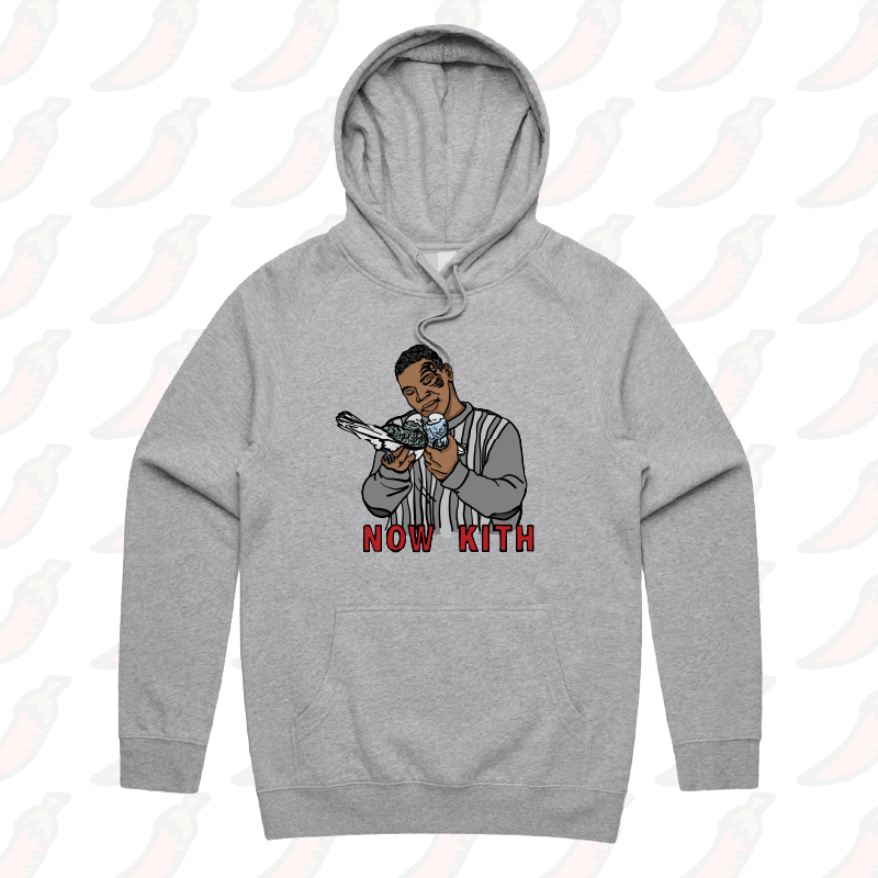 S / Grey / Large Front Print Tyson Now Kith ๐๏ธ - Unisex Hoodie