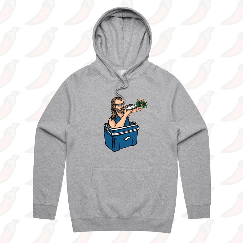 S / Grey / Large Front Print VB Shoey 🍺 - Unisex Hoodie