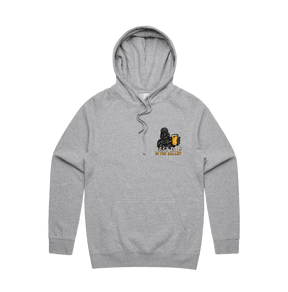 S / Grey / Small Front Design Best Dad in the Galaxy 🌌 - Unisex Hoodie
