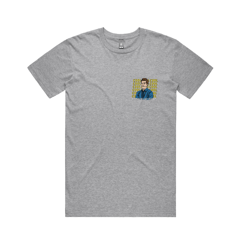 S / Grey / Small Front Design Cool Cool Cool ๐ฎโโ๏ธ - Men's T Shirt