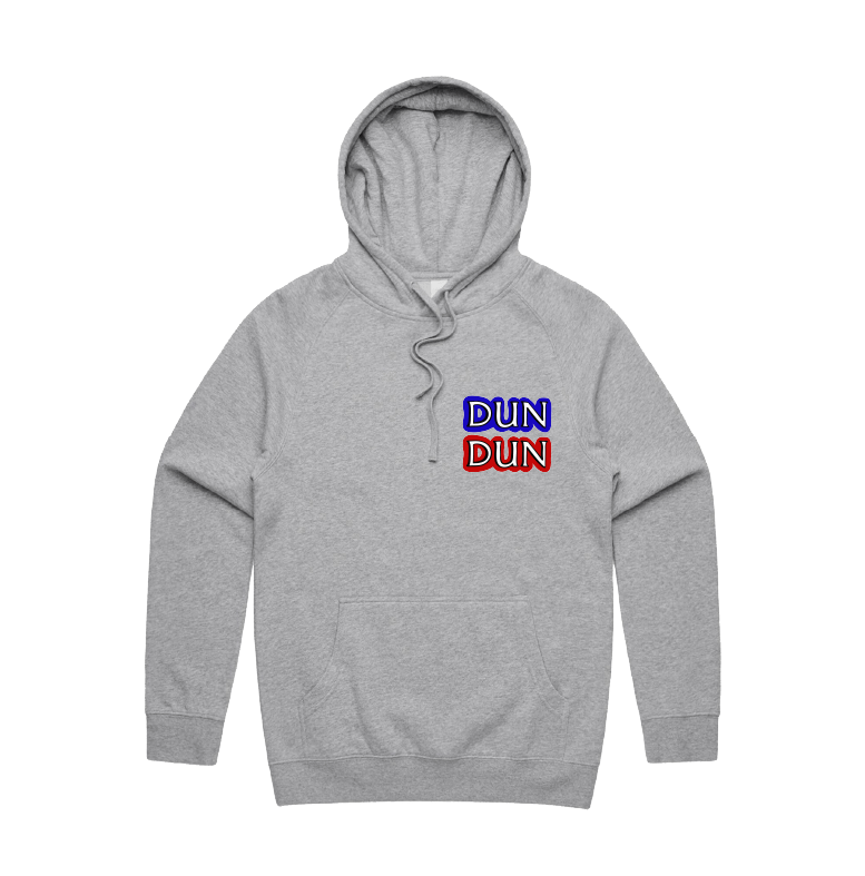 S / Grey / Small Front Design Dun Dun ๐ - Unisex Hoodie