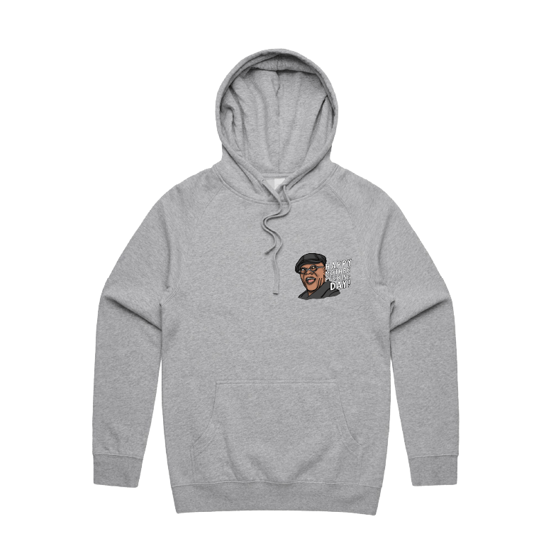 S / Grey / Small Front Design Happy Mother-F**king Day ๐ - Unisex Hoodie