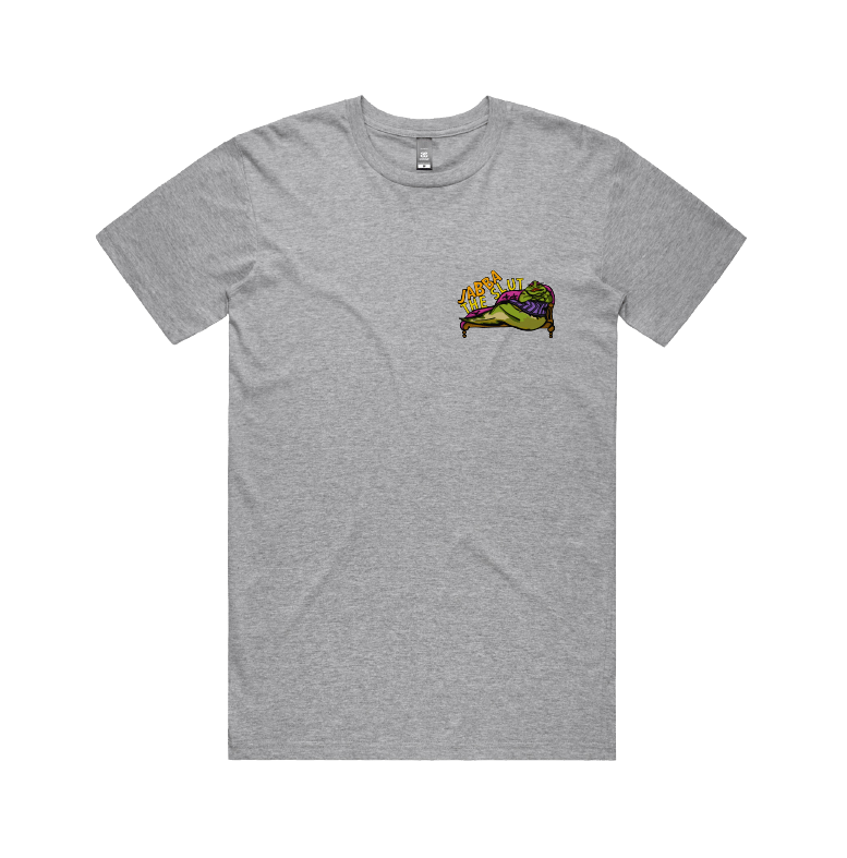 S / Grey / Small Front Design Jabba The Slut ⛓️ - Men's T Shirt