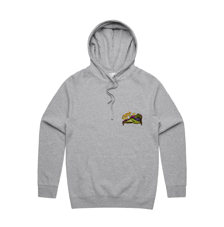 S / Grey / Small Front Design Jabba The Slut ⛓️ - Unisex Hoodie