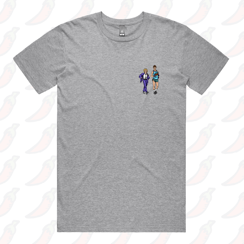 S / Grey / Small Front Design Kath & Kel 🚶‍♀️🚶‍♂️ - Men's T Shirt
