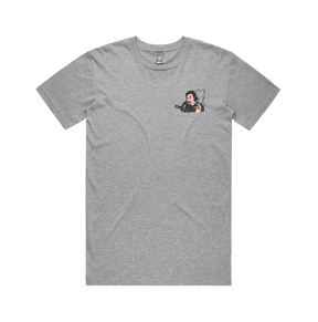 S / Grey / Small Front Design Smokin' Elon 💨 - Men's T Shirt
