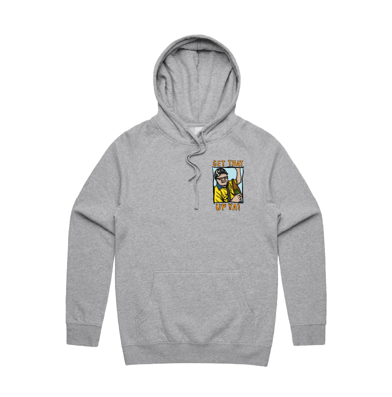 S / Grey / Small Front Design VB Longneck 👍 - Unisex Hoodie