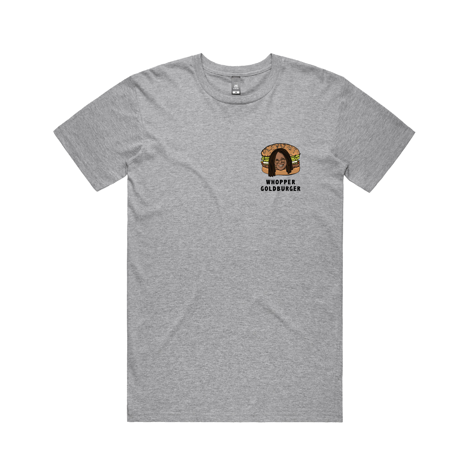 S / Grey / Small Front Design Whopper Goldburger ๐ - Men's T Shirt