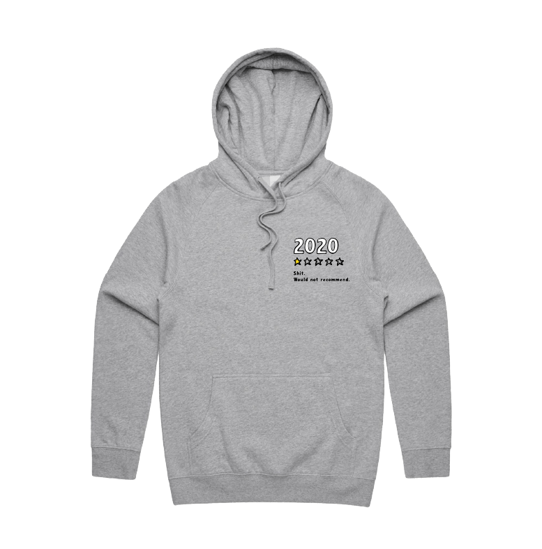 S / Grey / Small Front Print 2020 Review ⭐ - Unisex Hoodie