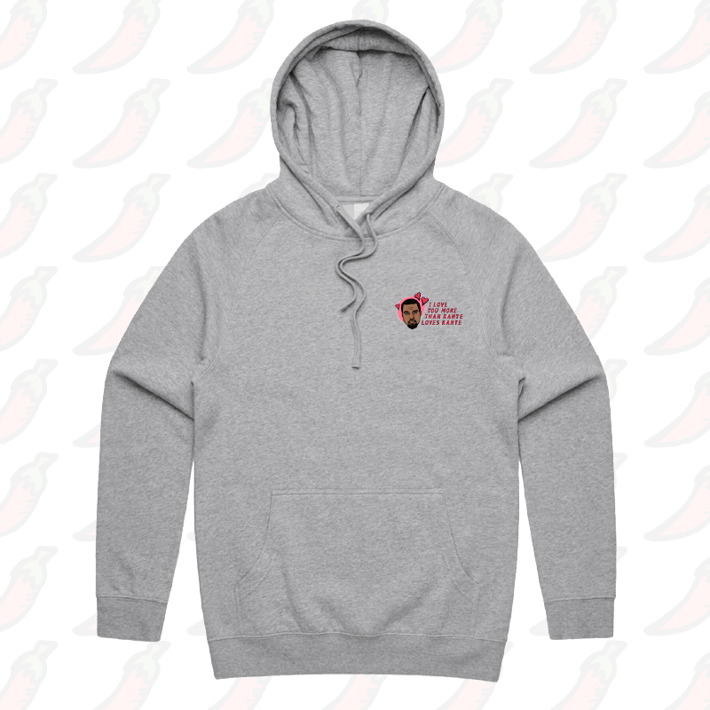 S / Grey / Small Front Print Kanye Love ๐๐ฟ - Unisex Hoodie