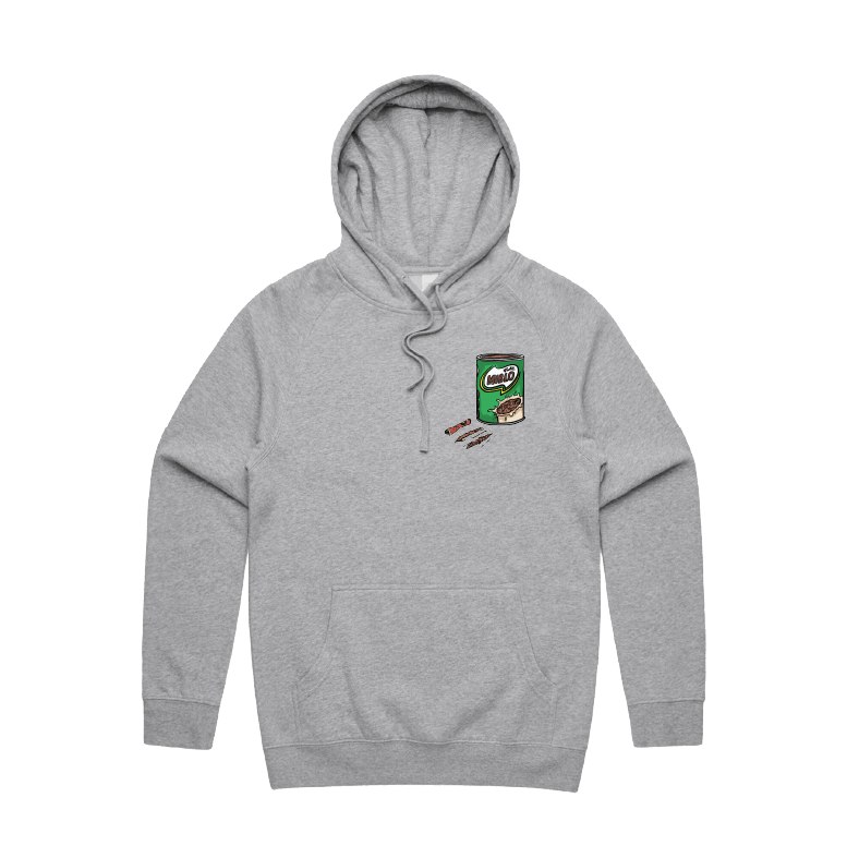 S / Grey / Small Front Print MIBLO 🥛 - Unisex Hoodie