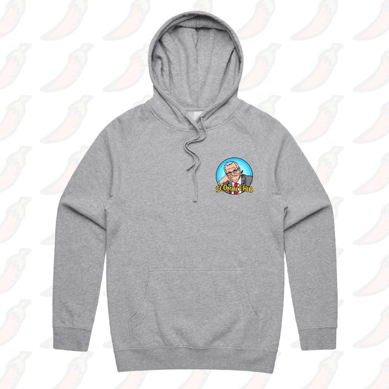 S / Grey / Small Front Print Scomocchio ๐ โ Unisex Hoodie