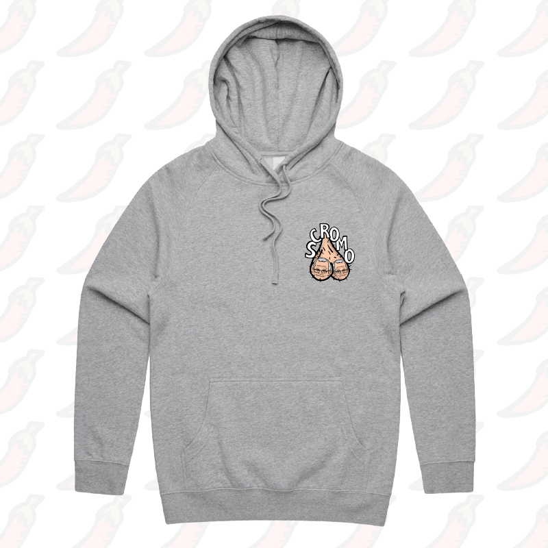 S / Grey / Small Front Print Scromo ๐ฅ๐ฅ  โ Unisex Hoodie