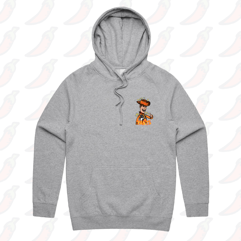 S / Grey / Small Front Print SNAKE IN MY PANTS ๐- Unisex Hoodie