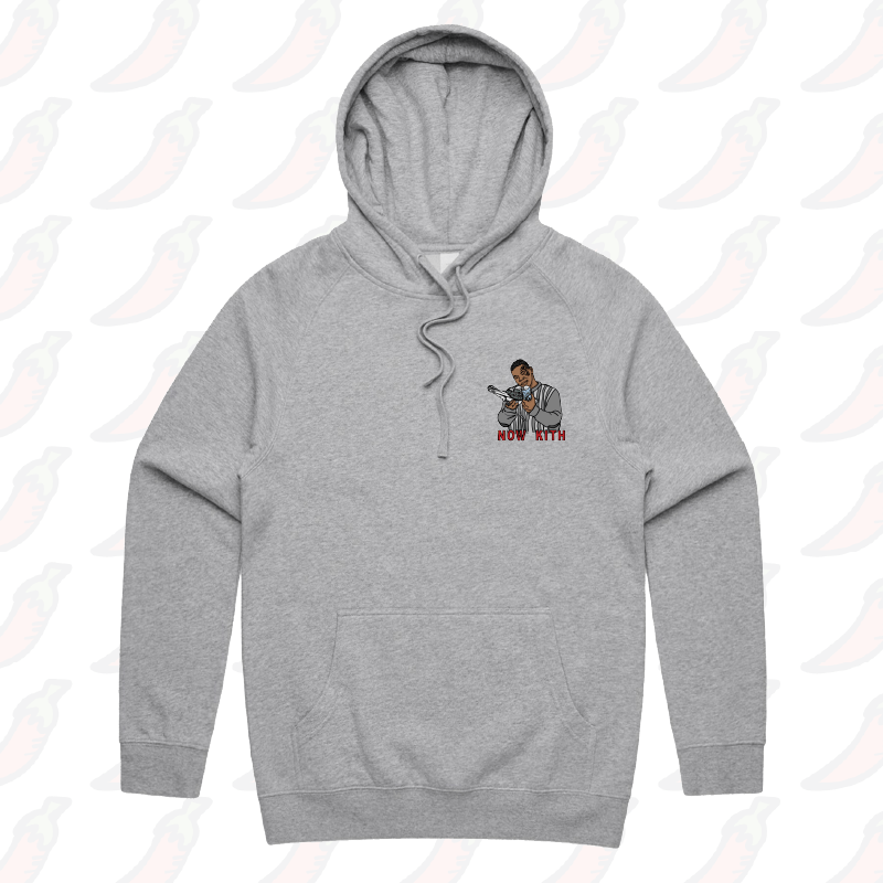 S / Grey / Small Front Print Tyson Now Kith ๐๏ธ - Unisex Hoodie