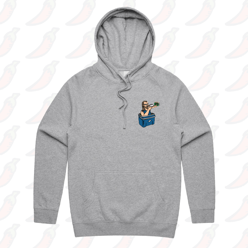 S / Grey / Small Front Print VB Shoey 🍺 - Unisex Hoodie