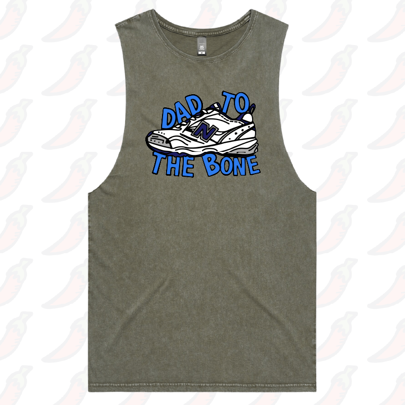 S / Moss / Large Front Design Dad To The Bone ๐ โ Tank