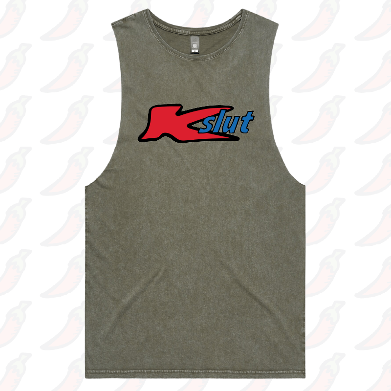 S / Moss / Large Front Design Klut 🛍️ - Tank