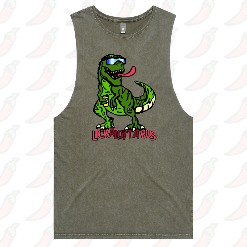 S / Moss / Large Front Design Lickalottapus ๐ฆ๐
 โ Tank