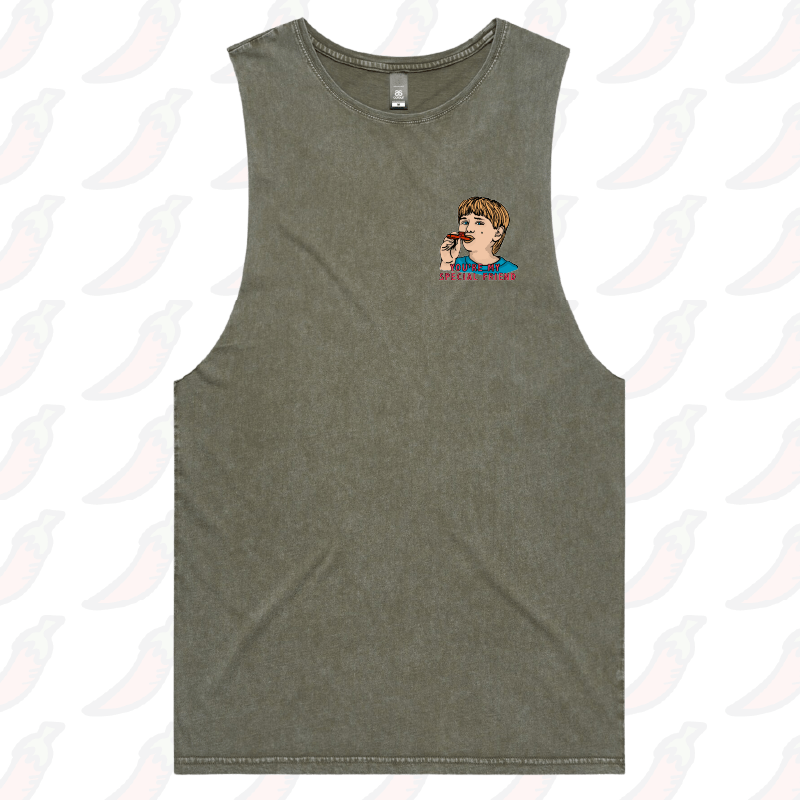 S / Moss / Small Front Design Kazoo Kid ๐ถ- Tank