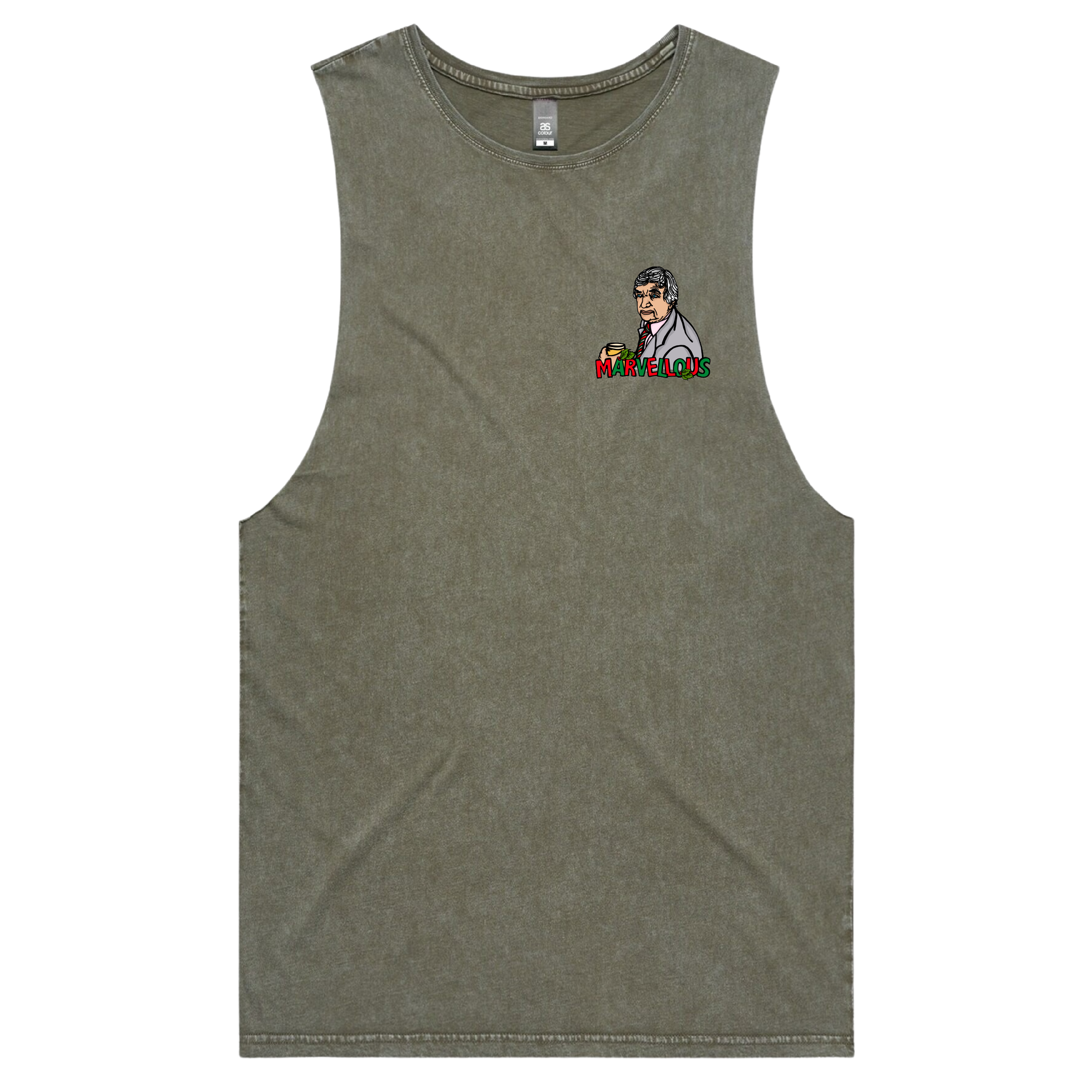 S / Moss / Small Front Design Richie Marvellous ๐ โ Tank