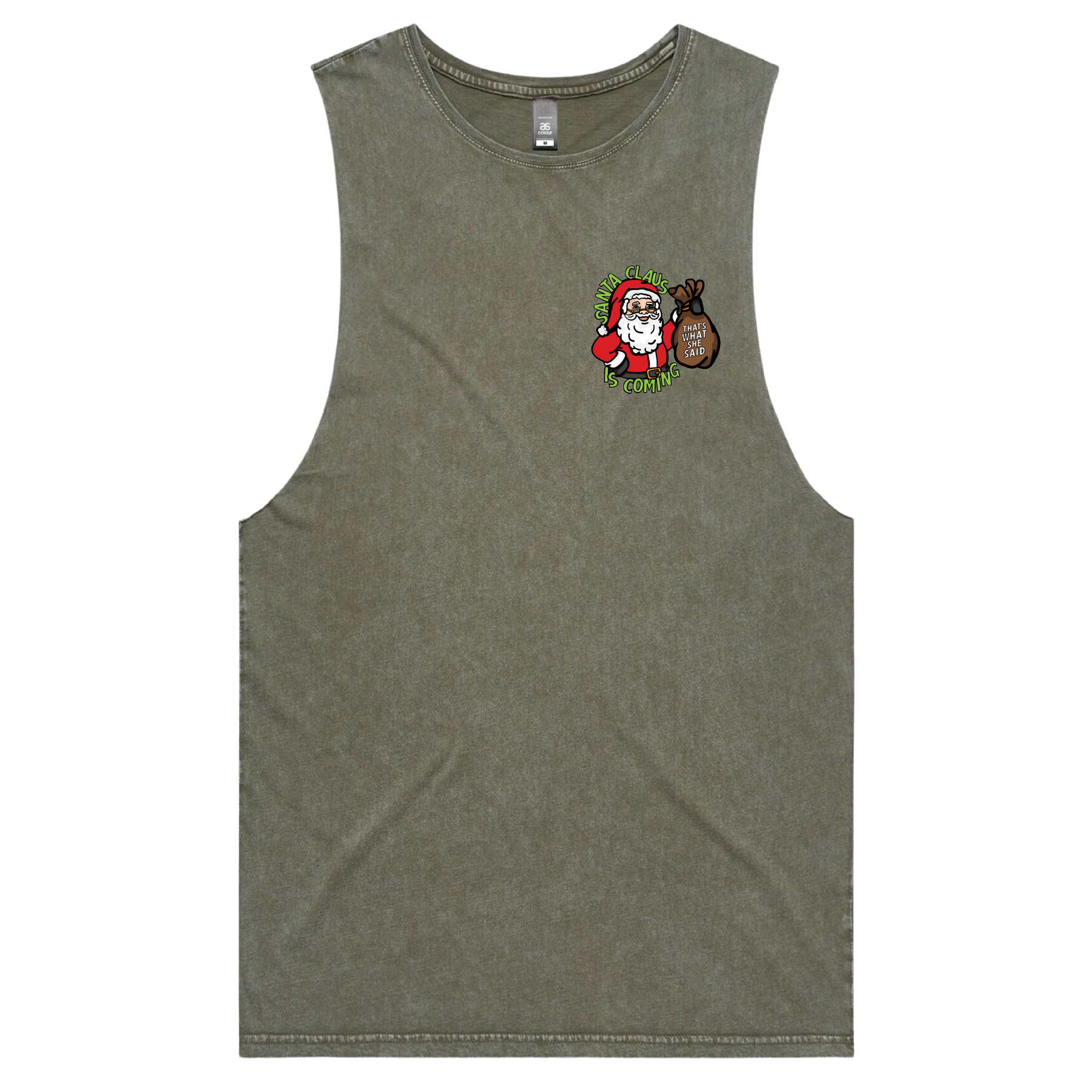S / Moss / Small Front Design Santa is Coming ๐
๐- Tank