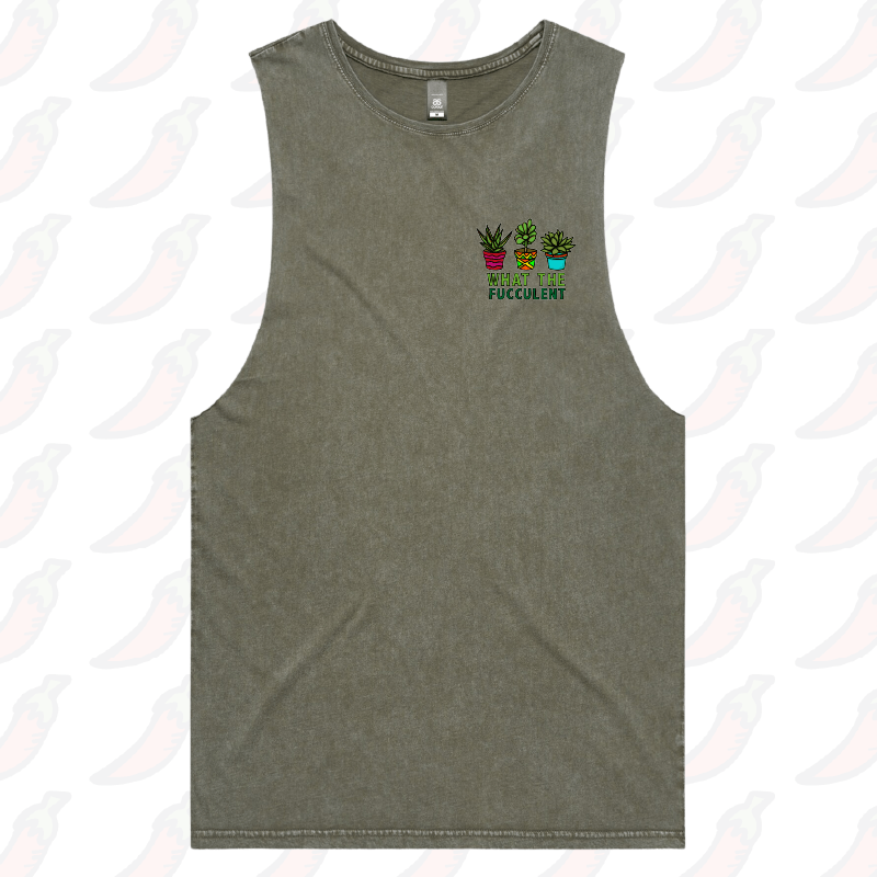 S / Moss / Small Front Design What The Fucculent ๐ต โ Tank