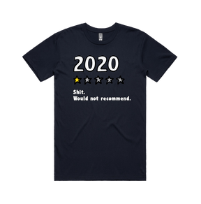 S / Navy / Large Front Design 2020 Review ⭐ - Men's T Shirt