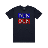 S / Navy / Large Front Design Dun Dun ๐ - Men's T Shirt