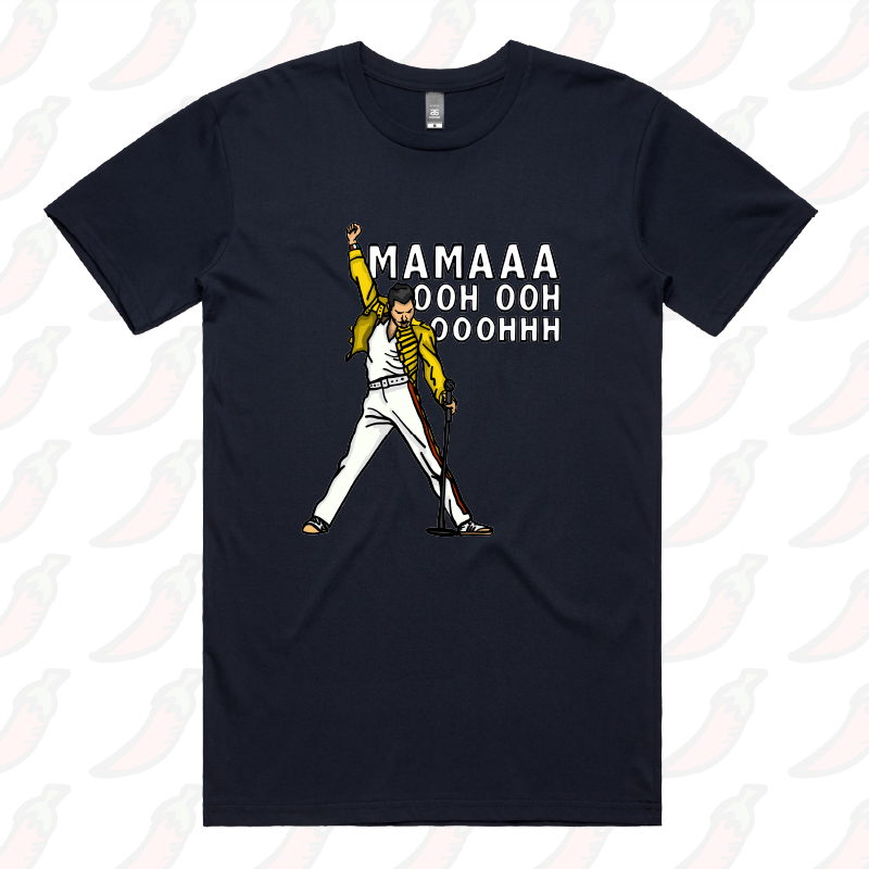 S / Navy / Large Front Design Mummaaaaa ๐๏ธ - Men's T Shirt
