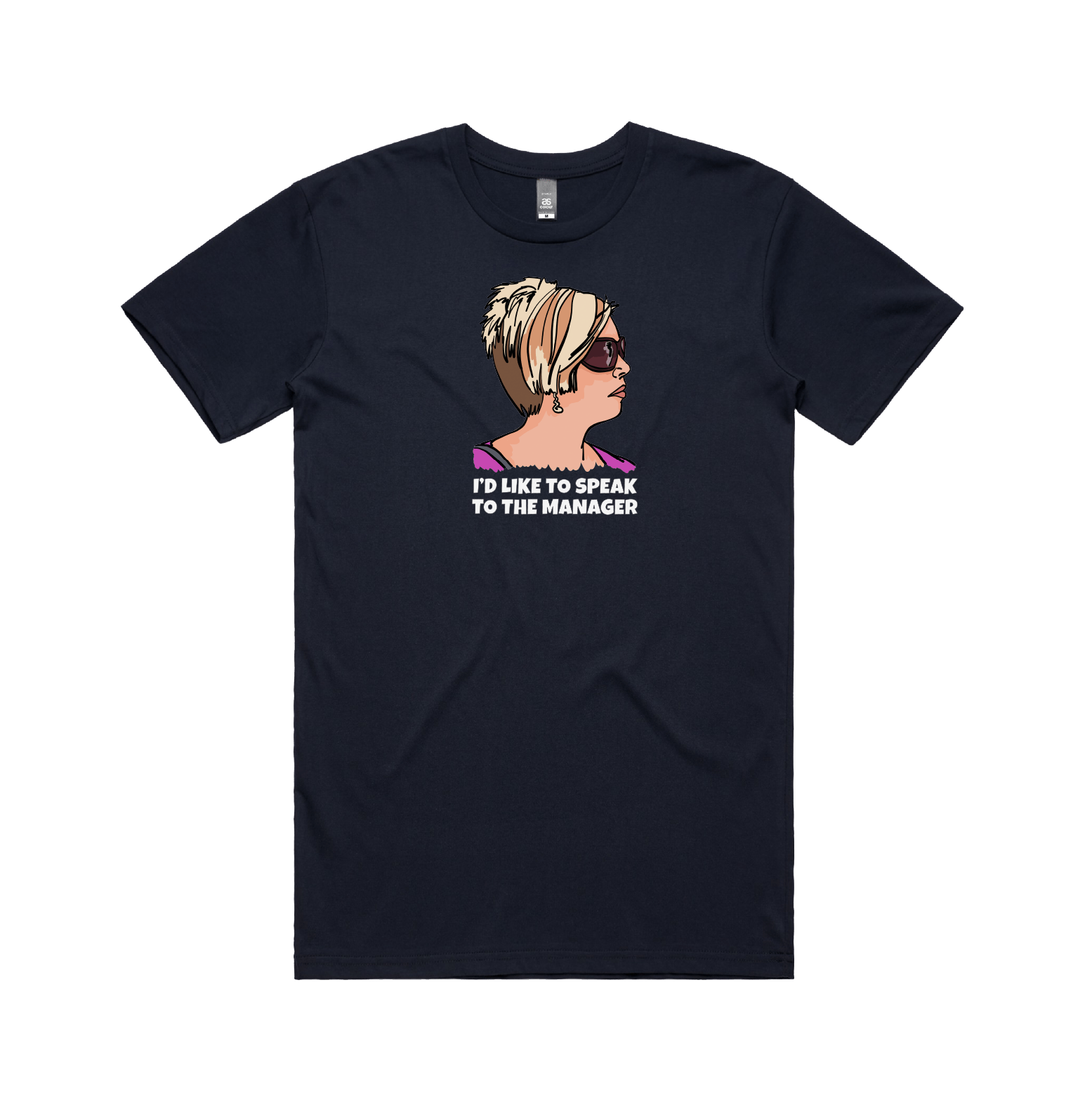 S / Navy / Large Front Design Unleash the Karen ๐ค - Men's T Shirt