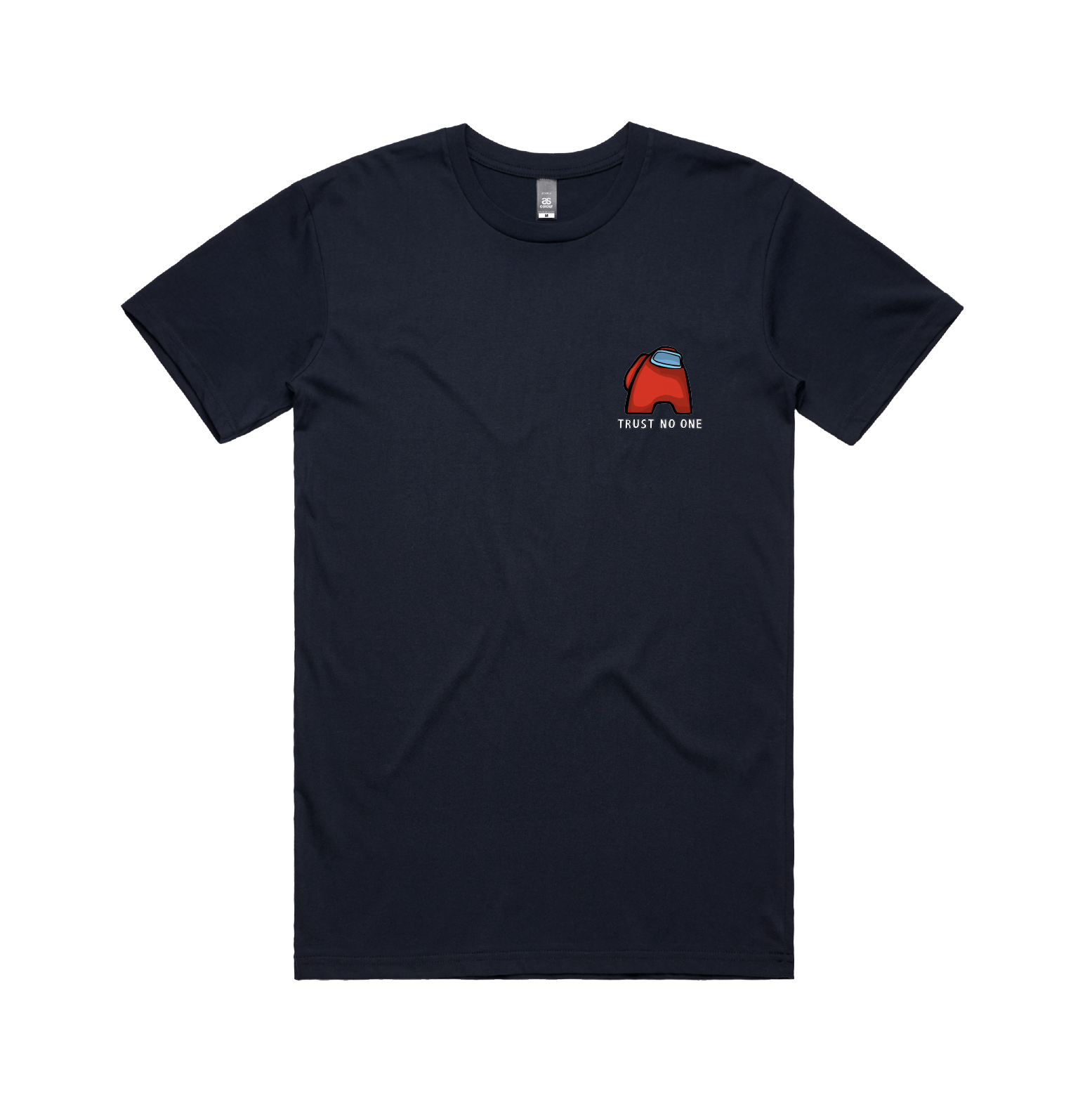 S / Navy / Small Front Design Among Us ๐จโ๐ - Men's T Shirt