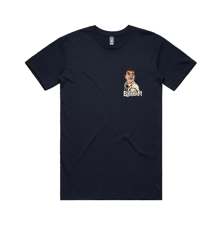 S / Navy / Small Front Design Boom Boyle ๐จ - Men's T Shirt