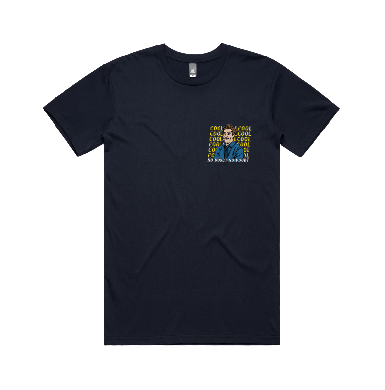 S / Navy / Small Front Design Cool Cool Cool ๐ฎโโ๏ธ - Men's T Shirt