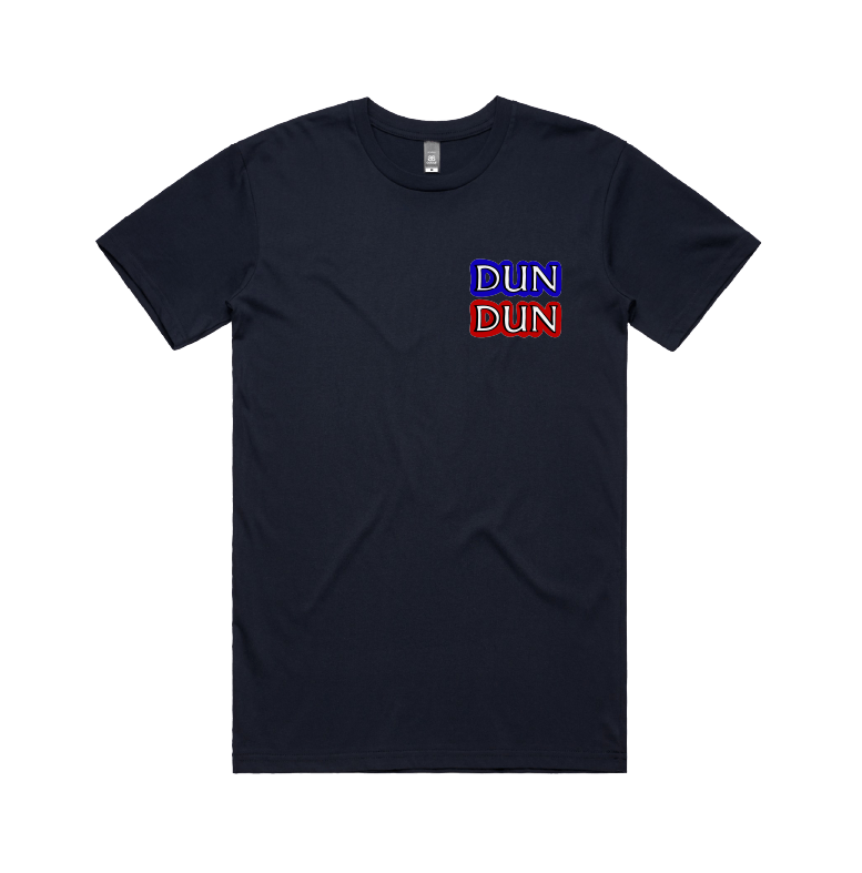 S / Navy / Small Front Design Dun Dun ๐ - Men's T Shirt