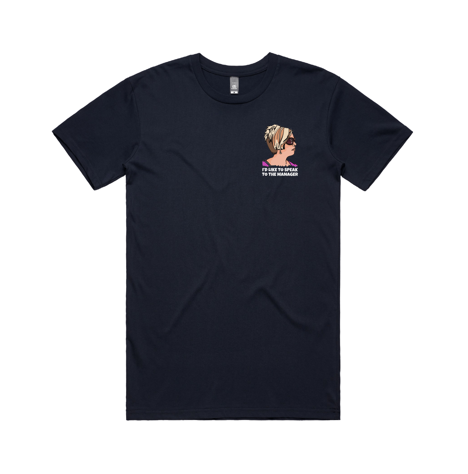 S / Navy / Small Front Design Unleash the Karen ๐ค - Men's T Shirt