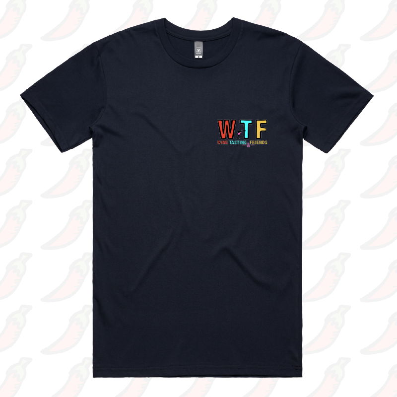 S / Navy / Small Front Design WTF ๐ท๐
โ Men's T Shirt