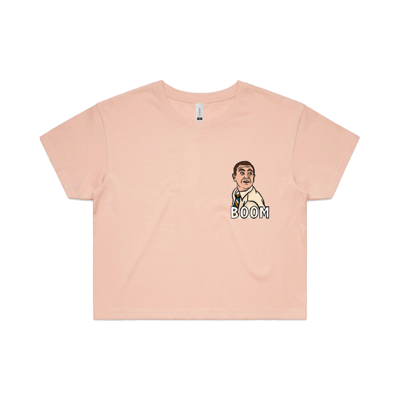 S / Pink Boom Boyle 🚨 - Women's Crop Top