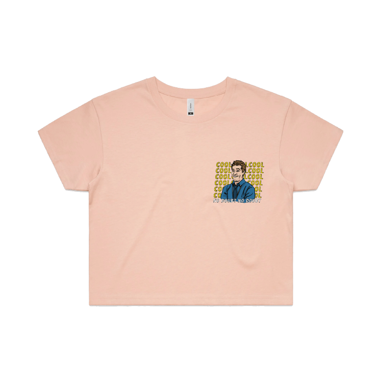S / Pink Cool Cool Cool 👮♂️ - Women's Crop Top