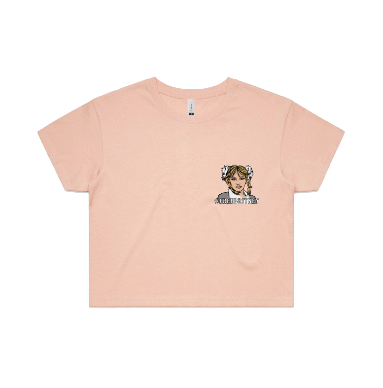 S / Pink FREE BRITNEY 🎤 - Women's Crop Top