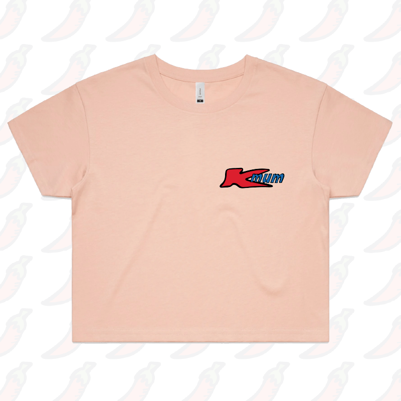 S / Pink KMum 🛒 – Women's Crop Top