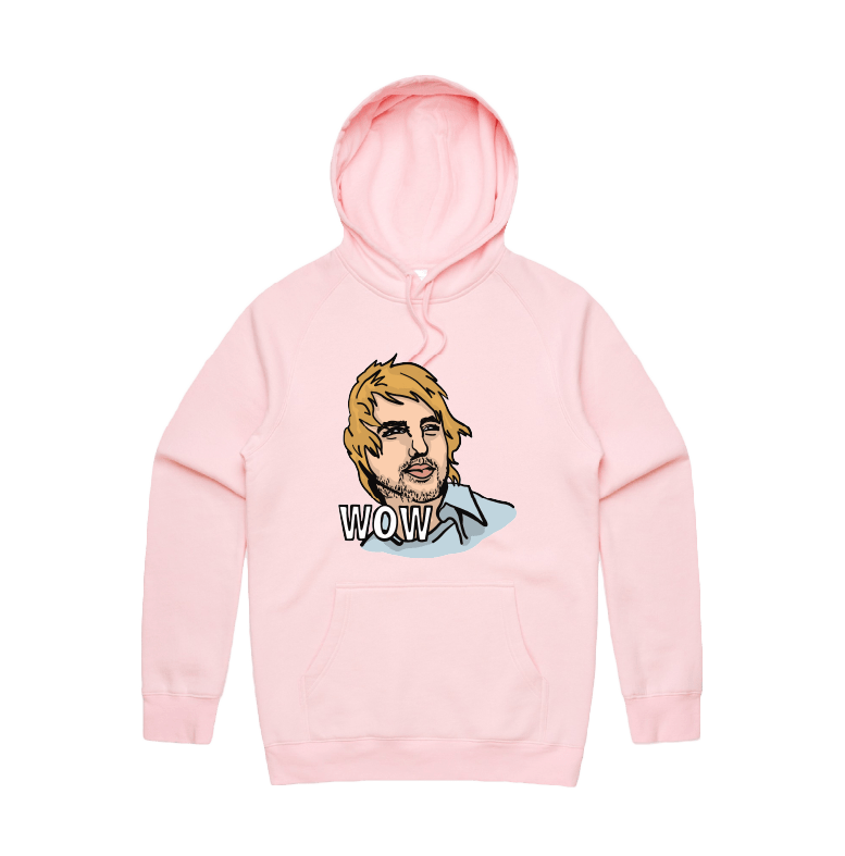 S / Pink / Large Front Design Wow ๐ฒ - Unisex Hoodie